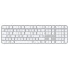 Magic Keyboard z Touch ID i polem numerycznym dla modeli Maca z układem Apple- Angielski (międzynarodowy) - biała