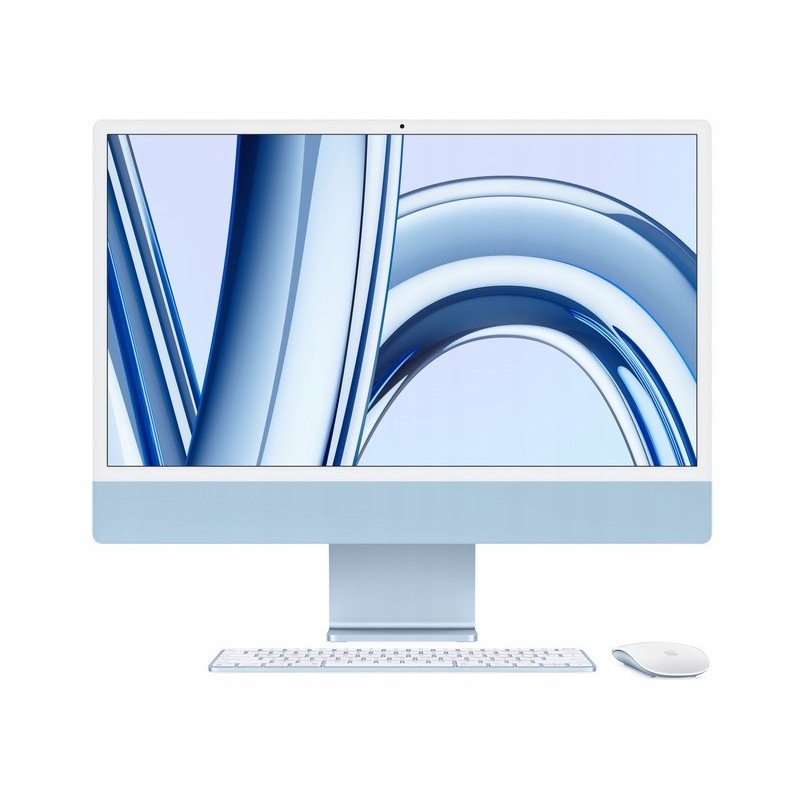 iMac 24" M3 8-CORE CPU 10-CORE GPU, 8GB, 512GB Niebieski